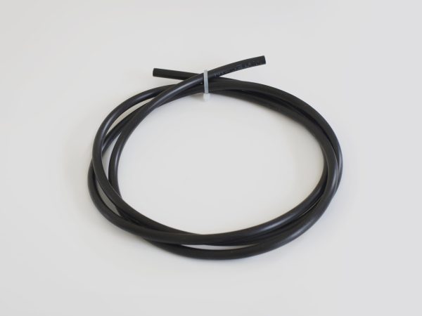 Tubing black, 5 ft roll